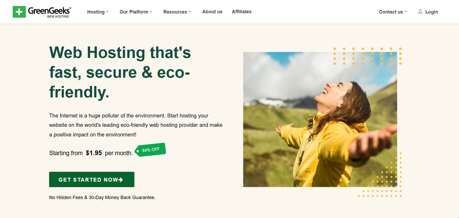 GreenGeeks is a web hosting company that stands out for its eco-friendly approach. 