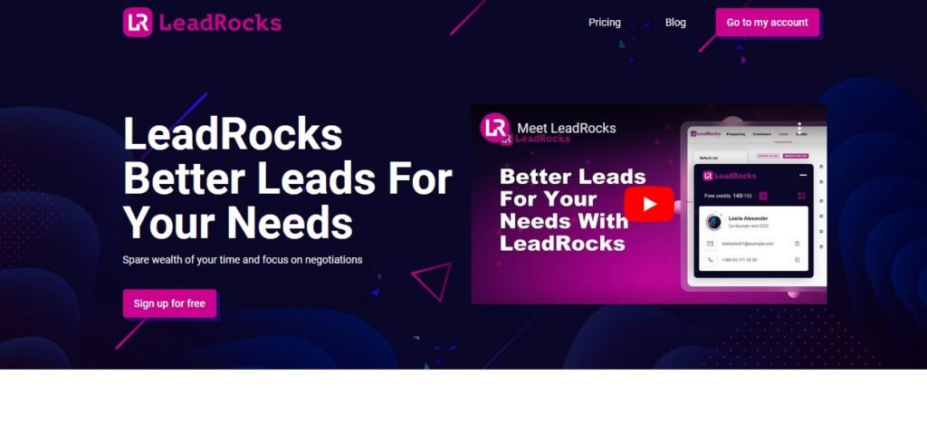 Leadrocks Lifetime Deal Review