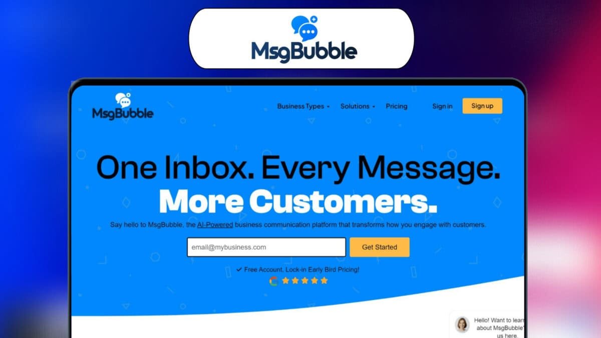 Msgbubble Lifetime Deal Review