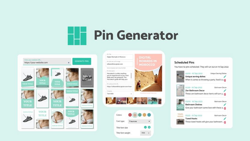 Pin Generator - Automated Pinterest Marketing